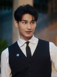 KinnPorsche The Series Thai BL Drama and it’s a simple graphic or photograph of actor Apo Nattawin Wattanagitiphat