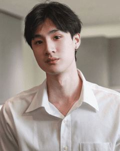 we are the series thai bl drama and it’s a simple graphic or photograph of supporting role, Tee Teeradech Vitheepanich